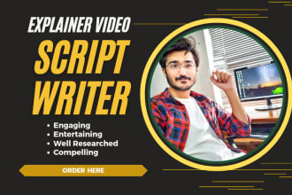write scripts for your professional youtube videos