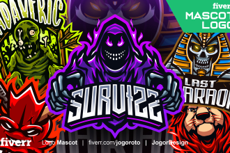 create mascot logo for esport sport team game twitch mixer