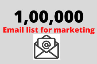 collect niche targeted email list  verified