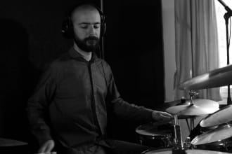 record professional quality drum tracks