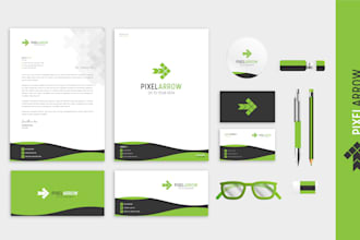 do logo, business card, letterhead, and stationery items