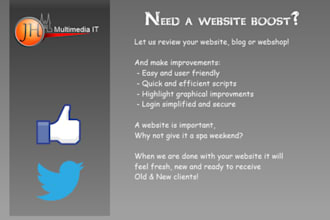advise you with your website and or social media