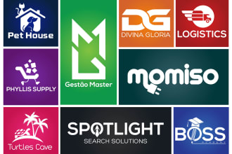 create unique modern and clean logo