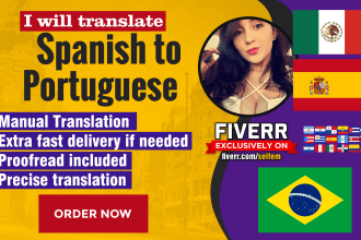 manually translate between spanish, portuguese and english