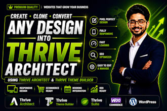 create clone convert any design into thrive architect