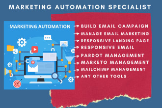 be marketing automation assistant for pardot, marketo and mailchimp
