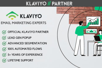 design converting klaviyo email flows for shopify