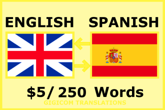 perfectly translate english to spanish and vice versa