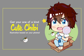 draw a cute chibi illustration for you