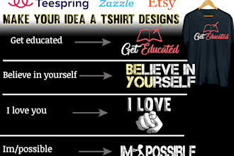 design motivational ,inspirational quotes for teespring etc