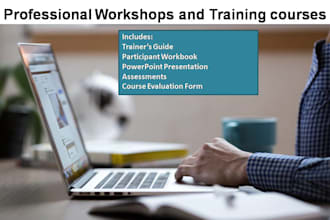provide professional workshops and training courses