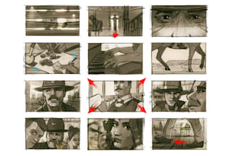 draw storyboards for your film, animation or ad