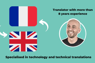 provide a flawless translation between french and english