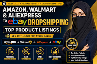 do amazon walmart aliexpress to ebay dropshipping top listings