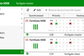 configure fortigate, fortiweb, fortianalyzer