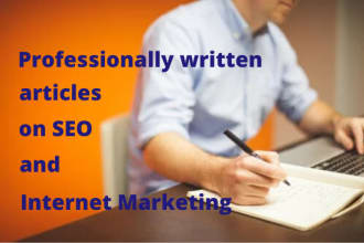 write about internet marketing and SEO related subjects