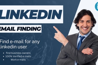 do linkedin email finding and lead generation