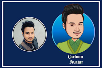 create cartoon self portraits for you