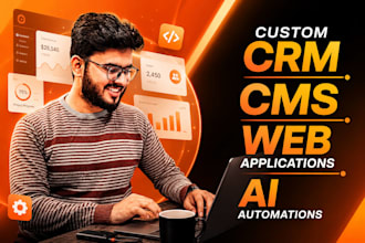 develop custom crm, cms, inventory and web application in laravel