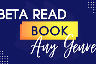 beta read your book and provide feedback