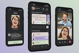 design mobile app UI UX for ai saas and ios android apps