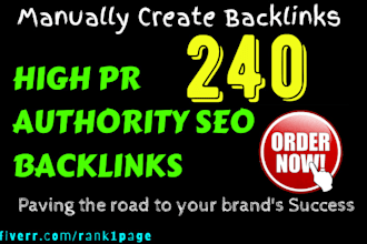 do SEO profile backlinks service, link building