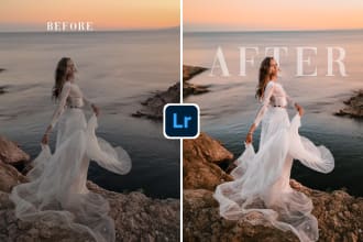 create a set of engaging wedding lightroom presets