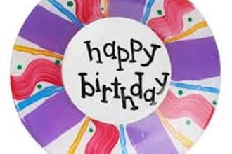 take pictures with the phrase Happy Birthday NAME  or Congratulations name