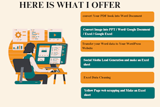 do typewriting and data input within 24 hours