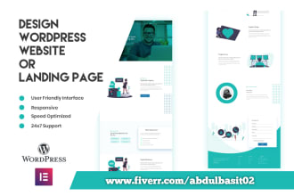 build a responsive wordpress website with best web design