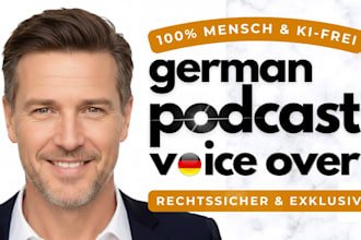 produce your professional german podcast intro and outro