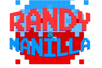 create simple pixel art logo and titles