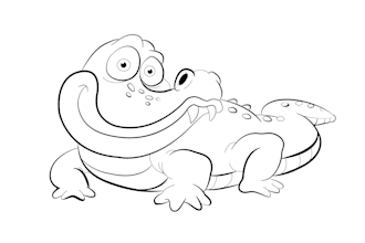 draw simple line art of  animals cartoons or anything for you