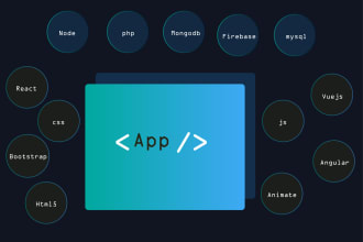 make react js, next js html css websites