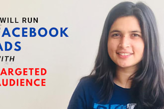 run facebook ads to increase the sale