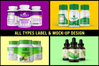 label design and packaging design