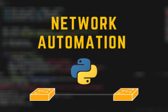write network automation scripts using python