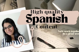 write high quality spanish content for your blog and website