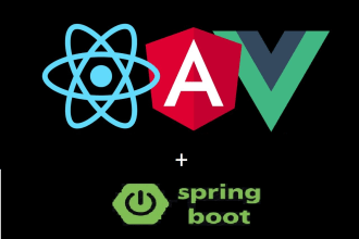 help and,or develop in spring boot,angular,reactjs or vuejs project