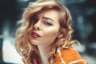 do skin retouching and portrait editing