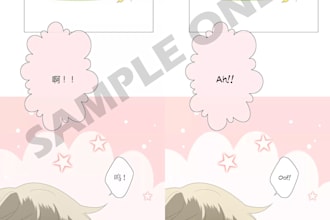 proofread edit and typeset your manga
