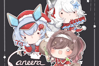 draw chibi anime manga style illustration
