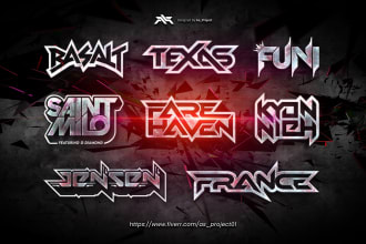 design custom logo music,band, rock or dj