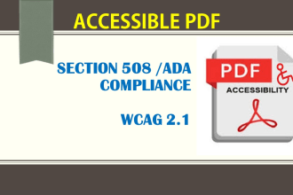 make your PDF section 508 compliant