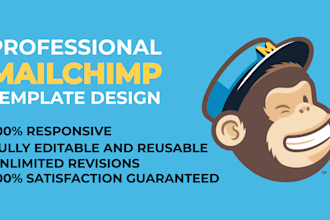 design a professional mailchimp email template