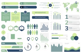 design professional infographic flowcharts, graph tables and diagrams