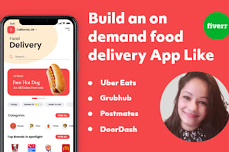 develop food delivery app, multi restaurant app, grocery app,parcel delivery app