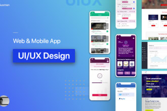 Best Price! design userfriendly mobile app or web ui ux