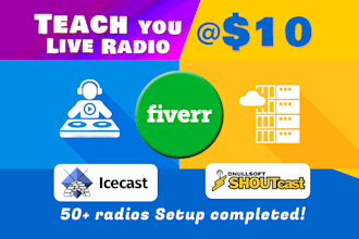 teach you shoutcast auto dj in 30m