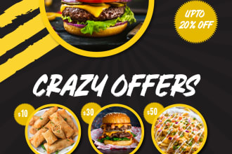 design custom social media poster, flyer or banner for you